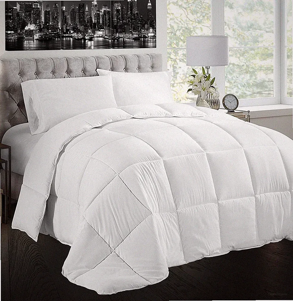 Creative 100% Natural Goose Feather and Down 100% Natural Cotton Case Comforter