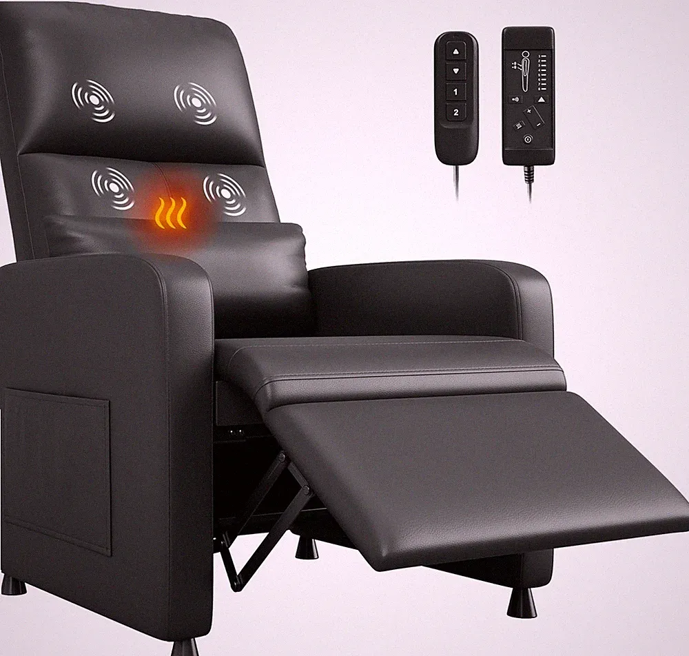 Electric Power Recliner Chair Heat Massage Adjustable Recliner Full-Body Sofa US